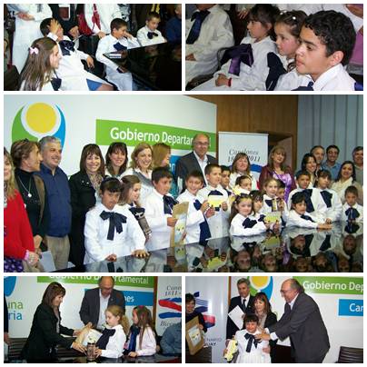 Escuela N°16 de Cuchilla de Rocha de Sauce presente en los premios "CONOCIENDO MI CANELONES